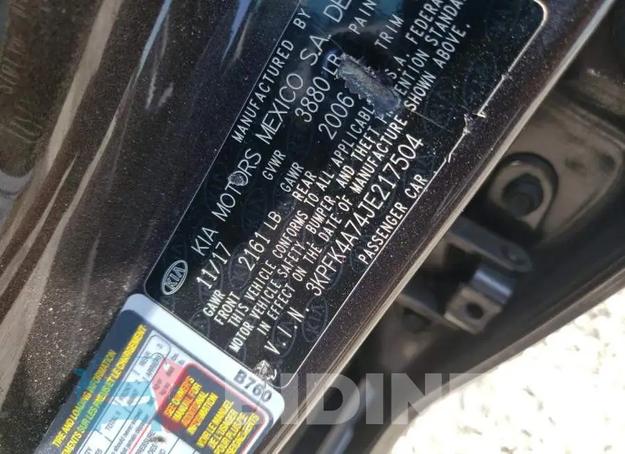 3KPFK4A74JE217504 Photo# 10