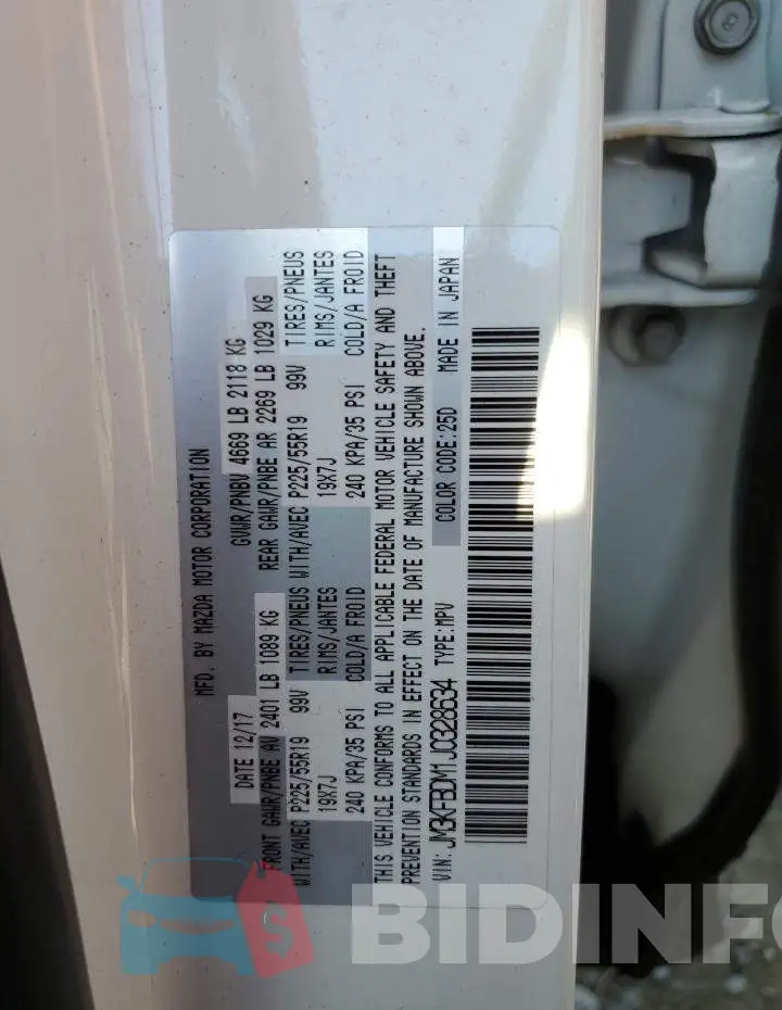 JM3KFBDM1J0328634 Photo# 10