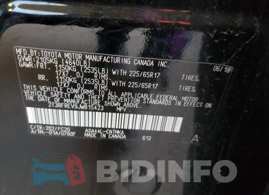 2T3RFREV9JW815423 Photo# 10