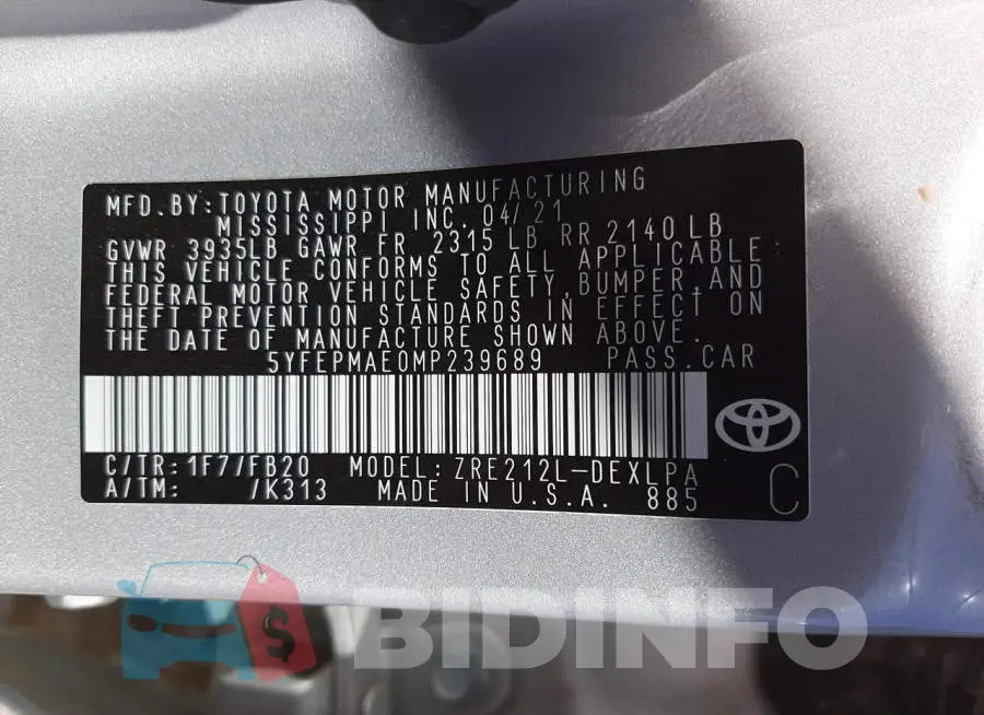 5YFEPMAE0MP239689 Photo# 10