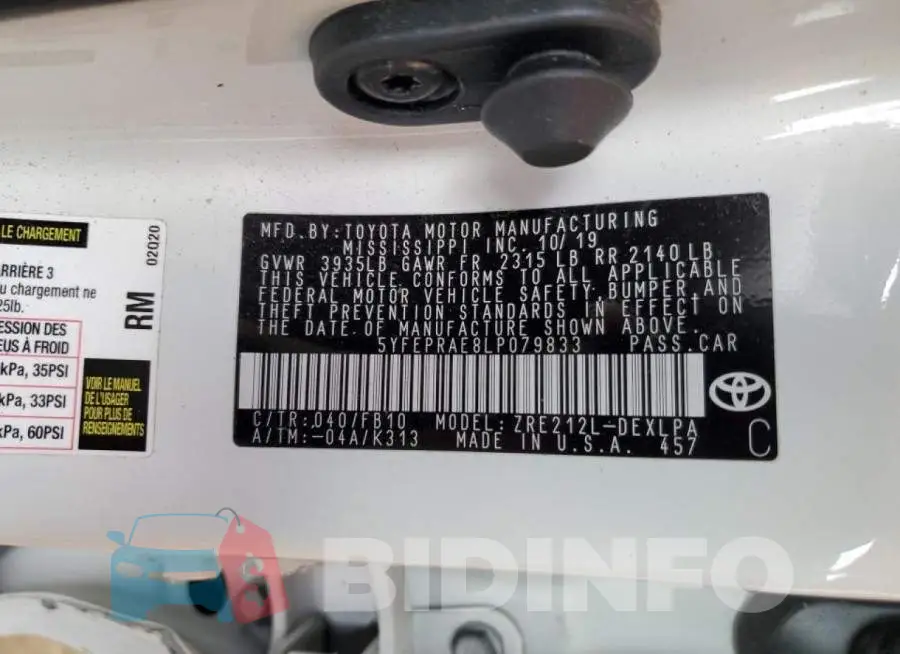 5YFEPRAE8LP079833 Photo# 10