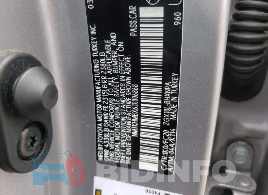 NMTKHMBX6JR006868 Photo# 10