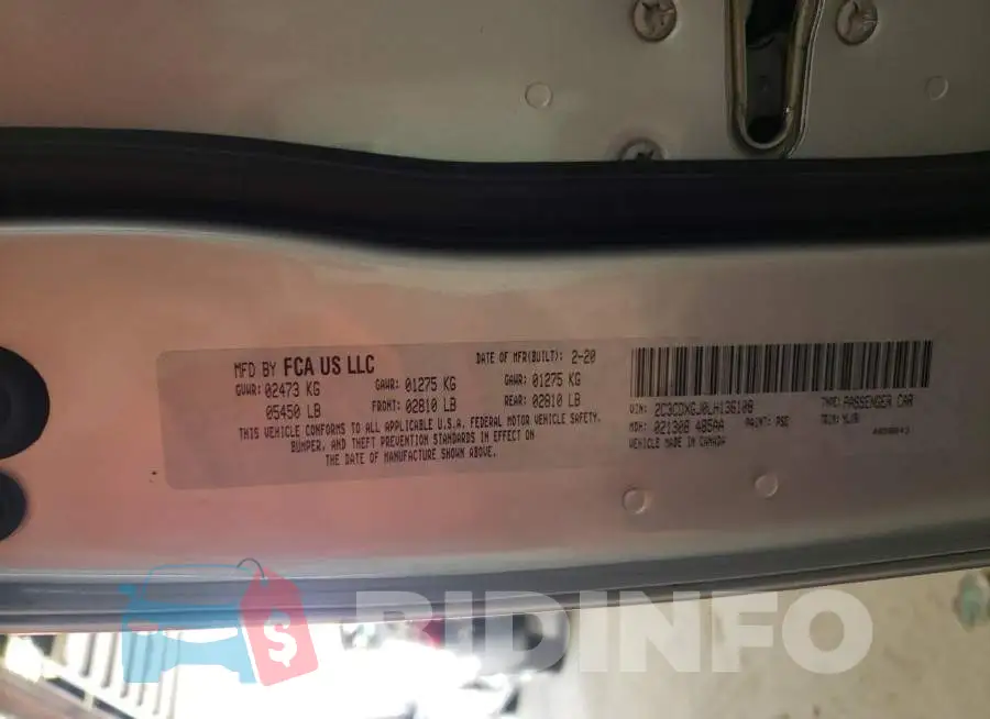 2C3CDXGJ0LH136108 Photo# 10