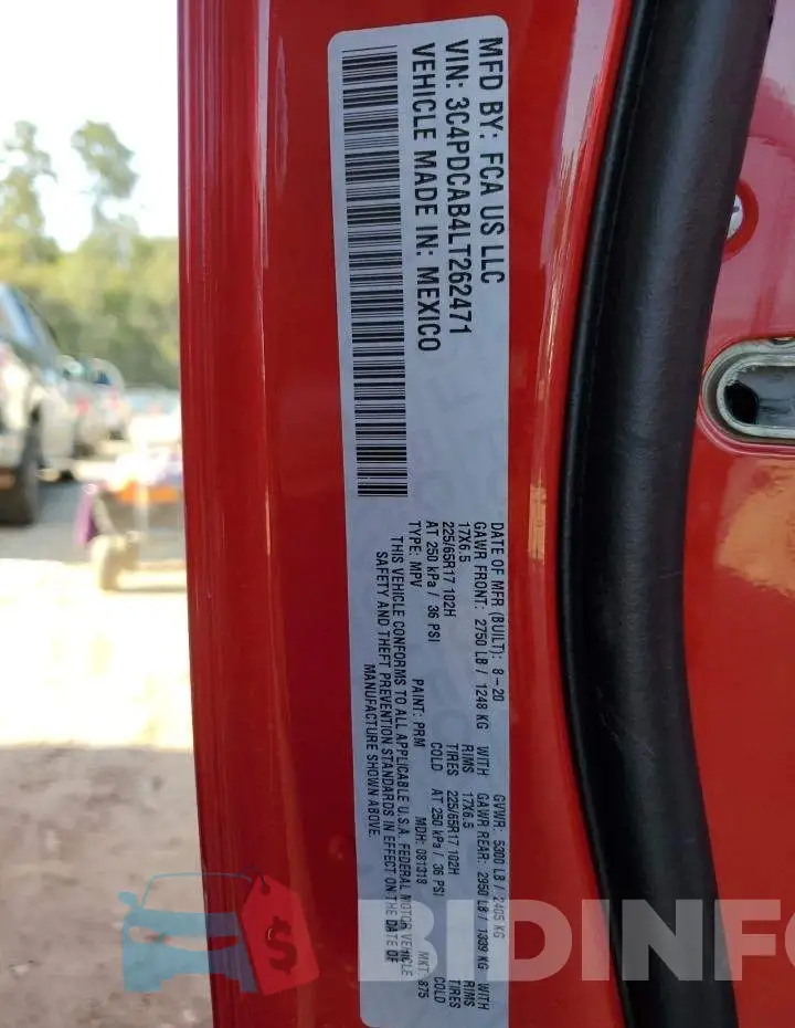 3C4PDCAB4LT262471 Photo# 10