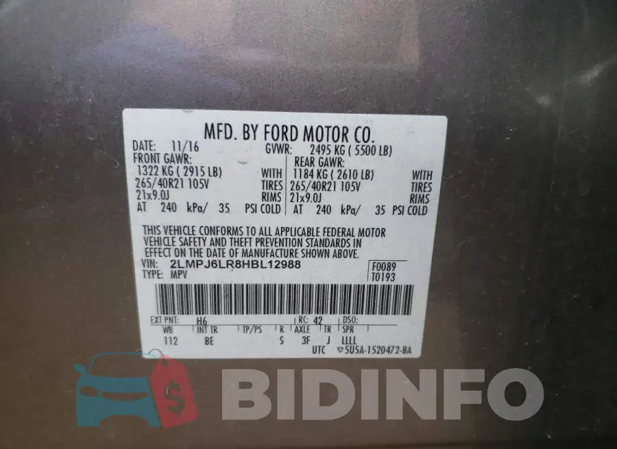 2LMPJ6LR8HBL12988 Photo# 10