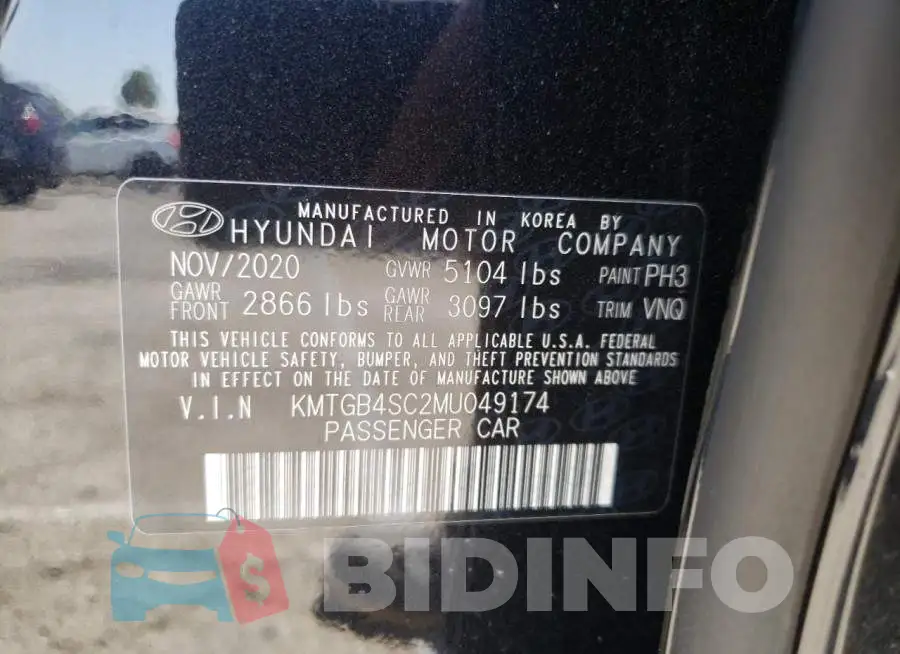 KMTGB4SC2MU049174 Photo# 10