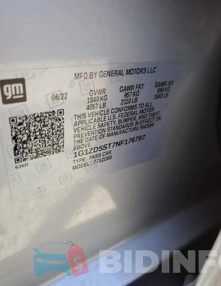 1G1ZD5ST7NF176797 Photo# 10