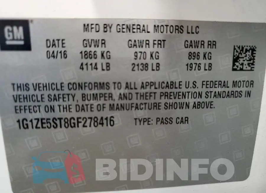 1G1ZE5ST8GF278416 Photo# 10
