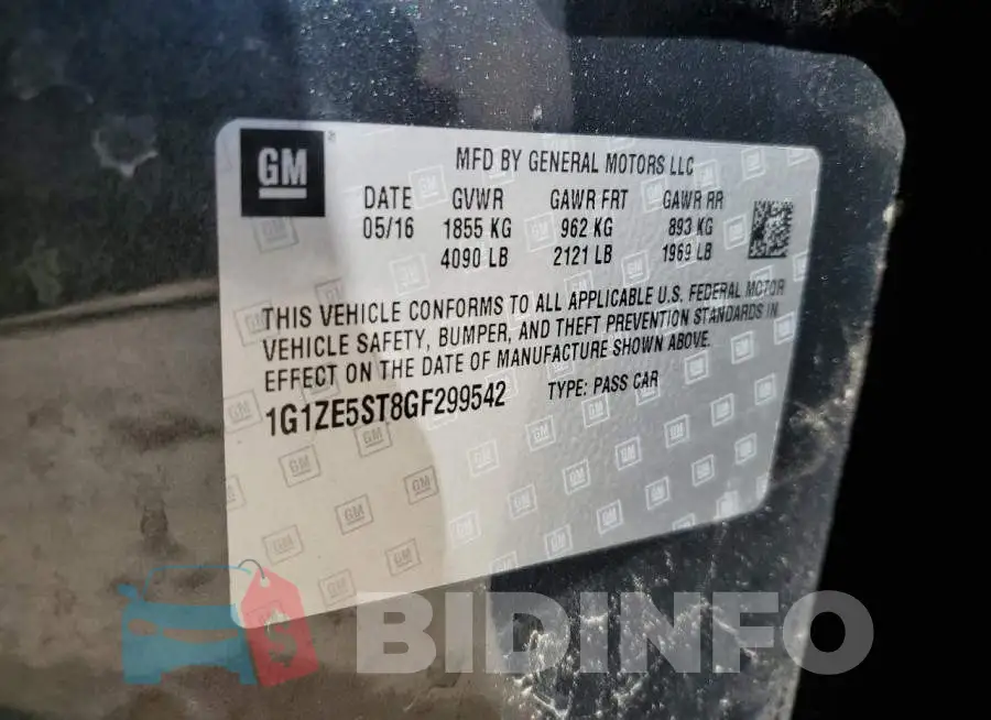 1G1ZE5ST8GF299542 Photo# 10