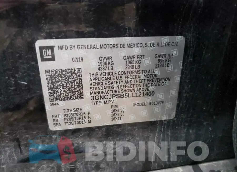 3GNCJPSB5LL121400 Photo# 10