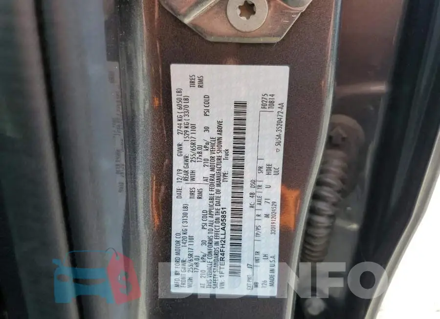 1FTER4FH2LLA05851 Photo# 10