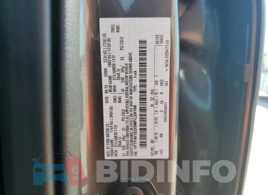 1FTFW1ED5MFC29108 Photo# 10