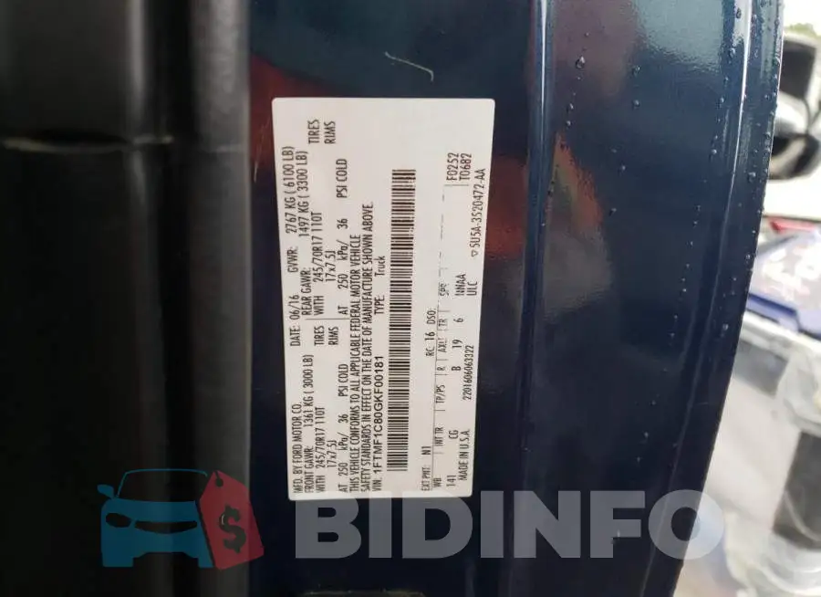 1FTMF1C80GKF00181 Photo# 10