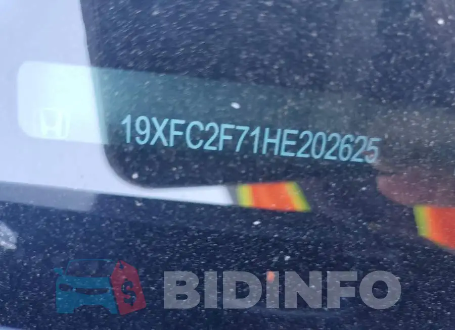 19XFC2F71HE202625 Photo# 10