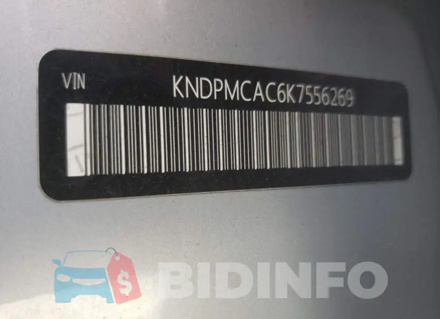 KNDPMCAC6K7556269 Photo# 10
