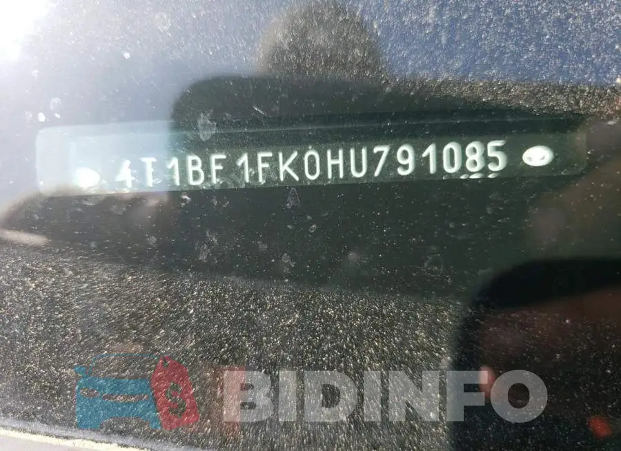 4T1BF1FK0HU791085 Photo# 10