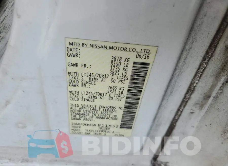 1N6BF0KM4GN811852 Photo# 10