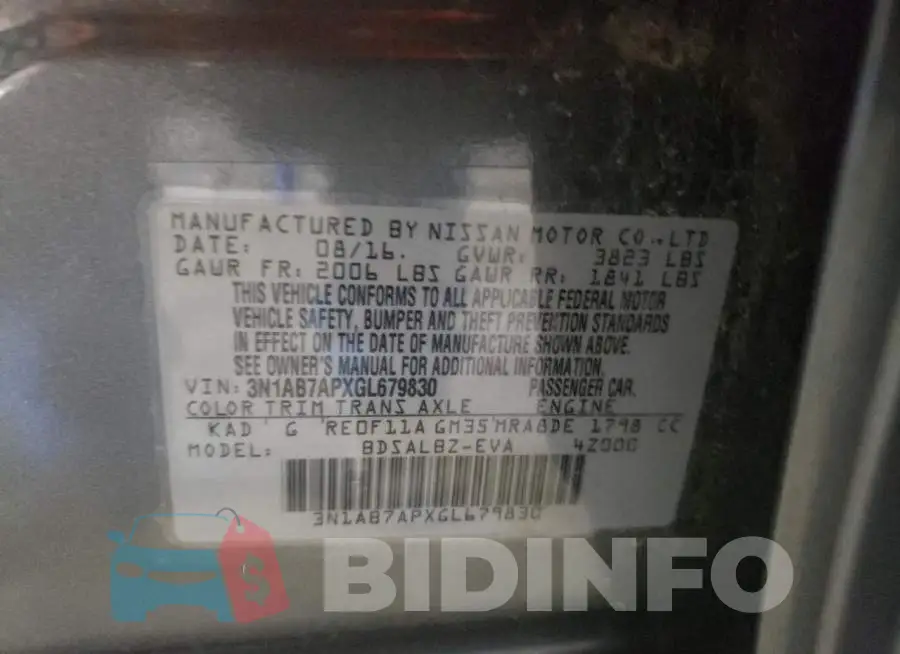 3N1AB7APXGL679830 Photo# 10