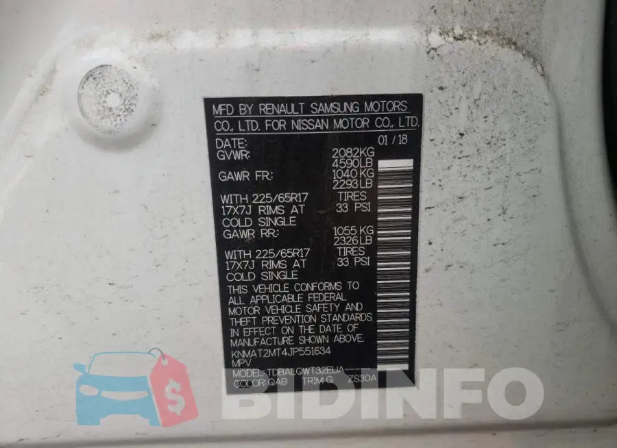 KNMAT2MT4JP551634 Photo# 10