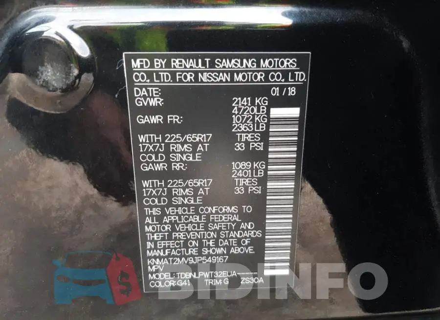 KNMAT2MV9JP549167 Photo# 10