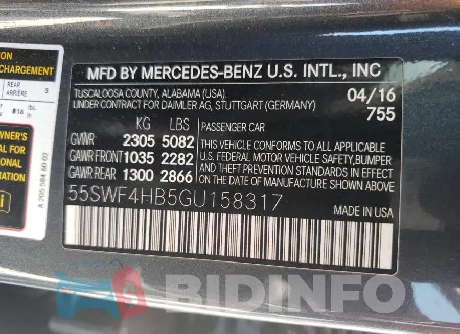 55SWF4HB5GU158317 Photo# 10