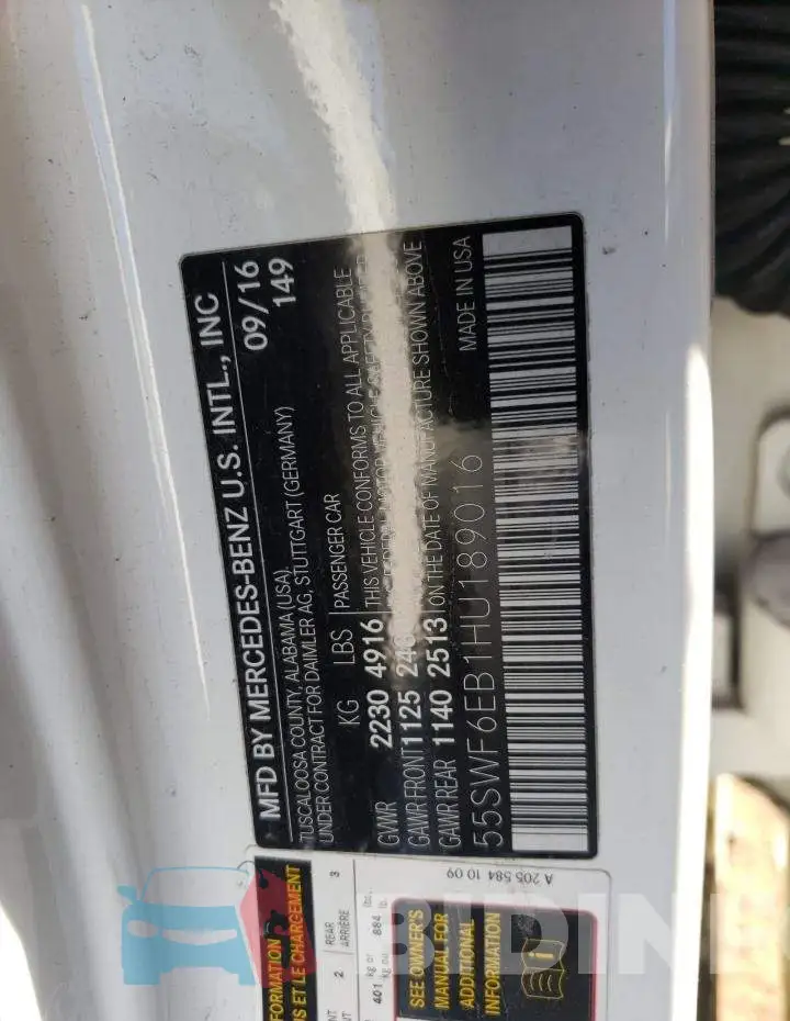 55SWF6EB1HU189016 Photo# 10