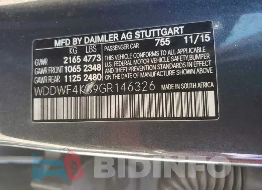 WDDWF4KB9GR146326 Photo# 10
