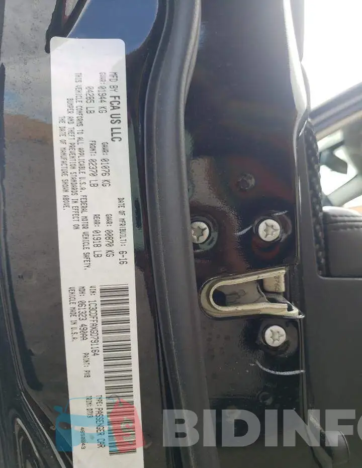 1C3CDFFAXGD791164 Photo# 10
