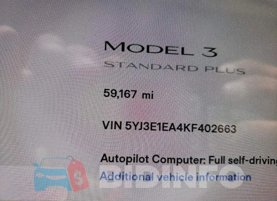5YJ3E1EA4KF402663 Photo# 8