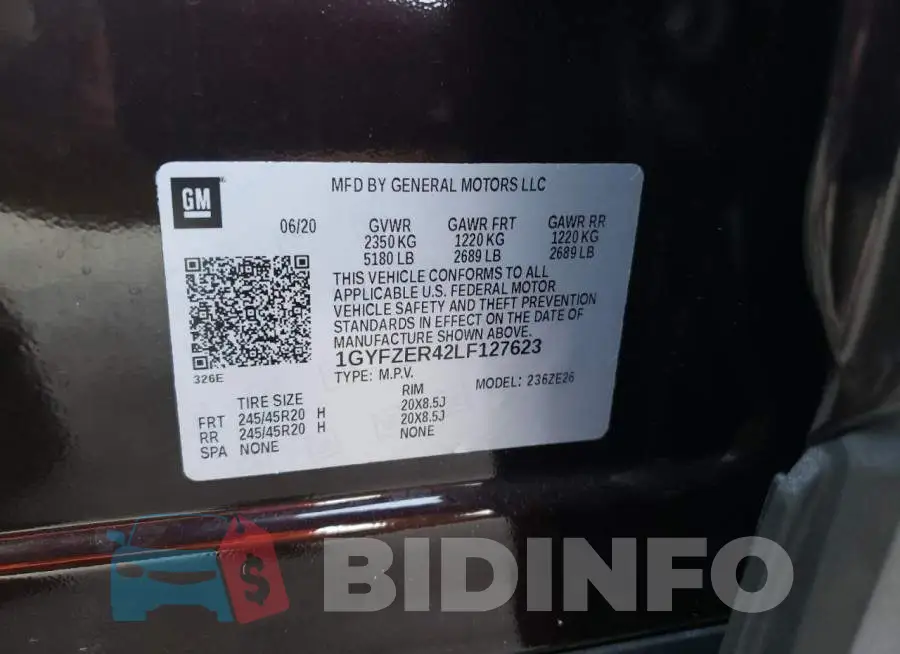 1GYFZER42LF127623 Photo# 10