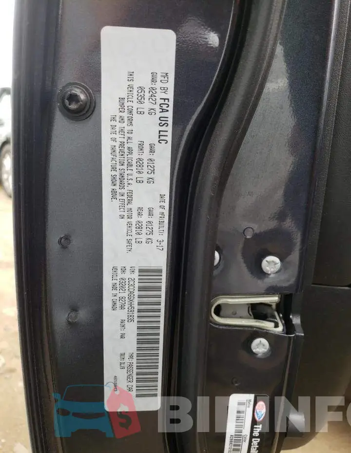2C3CCAGGXHH591835 Photo# 10