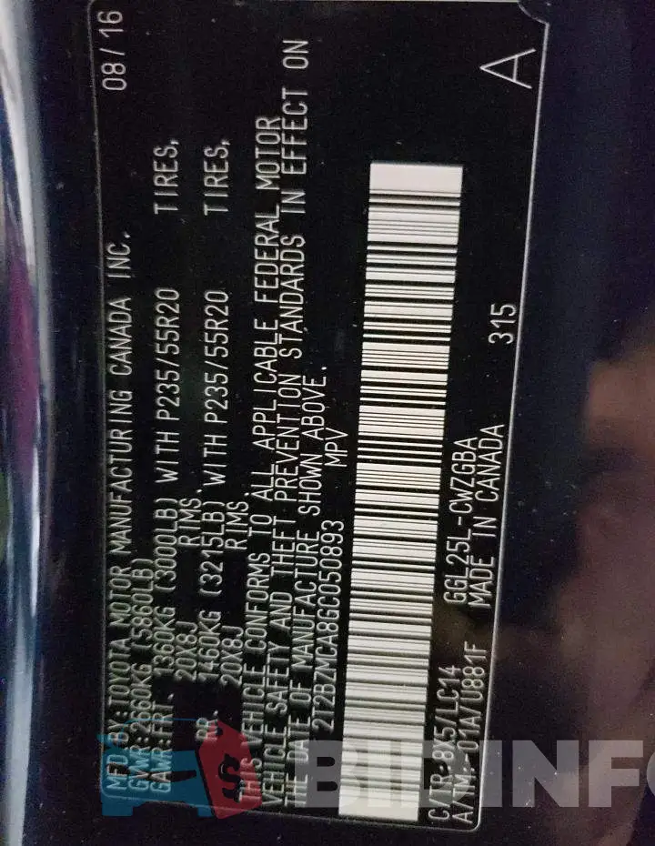 2T2BZMCA8GC050893 Photo# 10