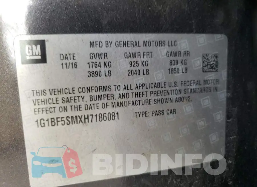 1G1BF5SMXH7186081 Photo# 10
