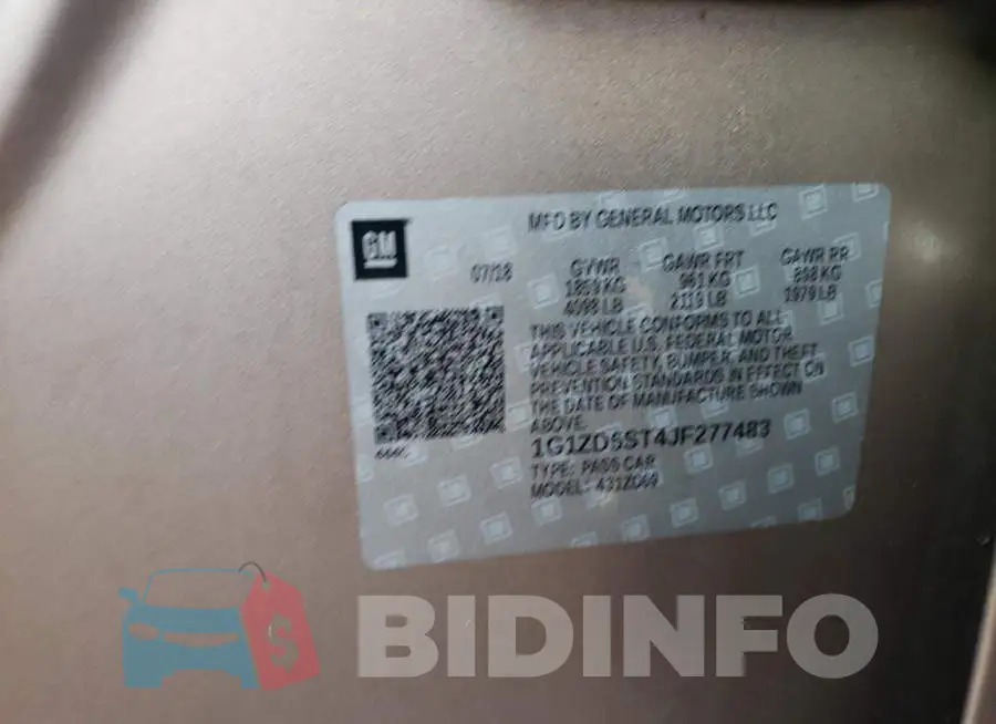 1G1ZD5ST4JF277483 Photo# 10
