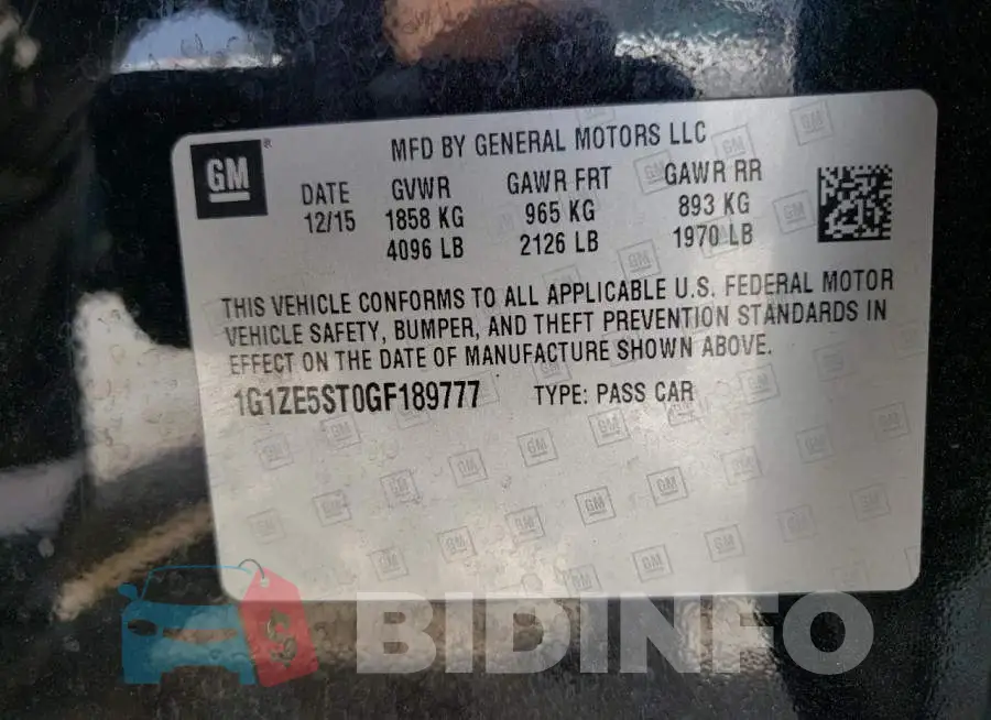 1G1ZE5ST0GF189777 Photo# 10