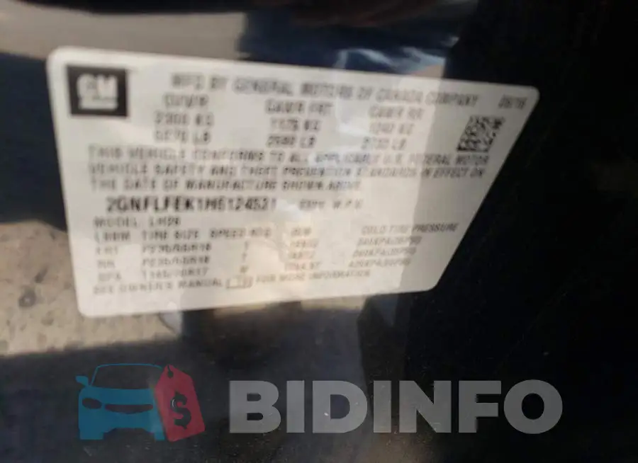 2GNFLFEK1H6124531 Photo# 10