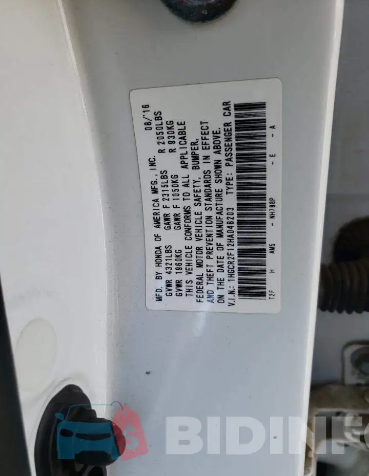 1HGCR2F12HA048203 Photo# 10