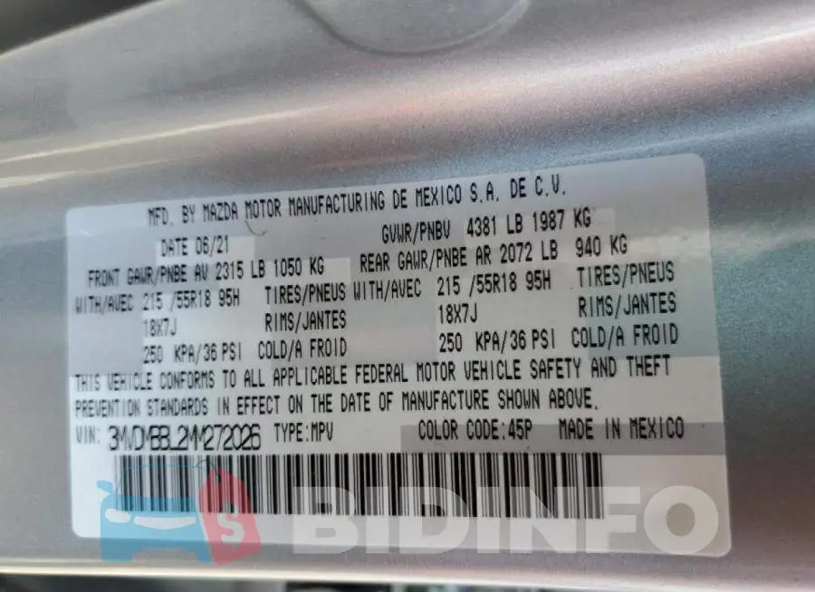 3MVDMBBL2MM272026 Photo# 10