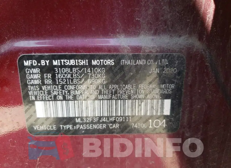 ML32F3FJ4LHF09111 Photo# 10