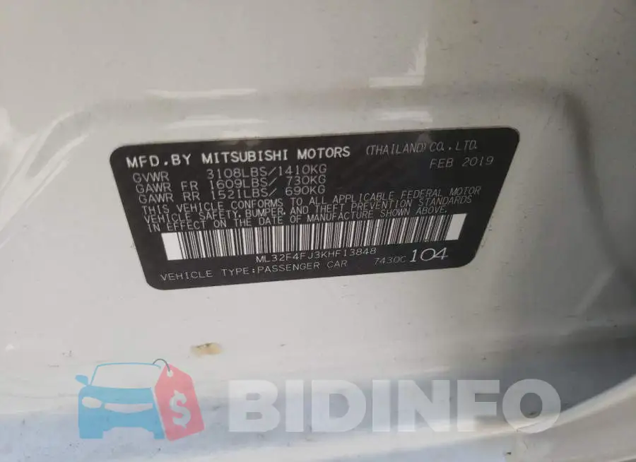 ML32F4FJ3KHF13848 Photo# 10