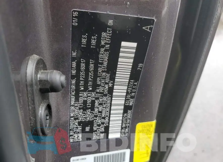 5TDKK3DC8GS696977 Photo# 10