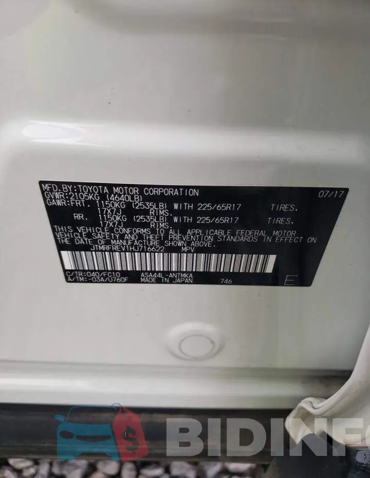 JTMRFREV1HJ716622 Photo# 10