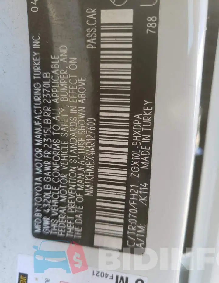 NMTKHMBX4MR127600 Photo# 10