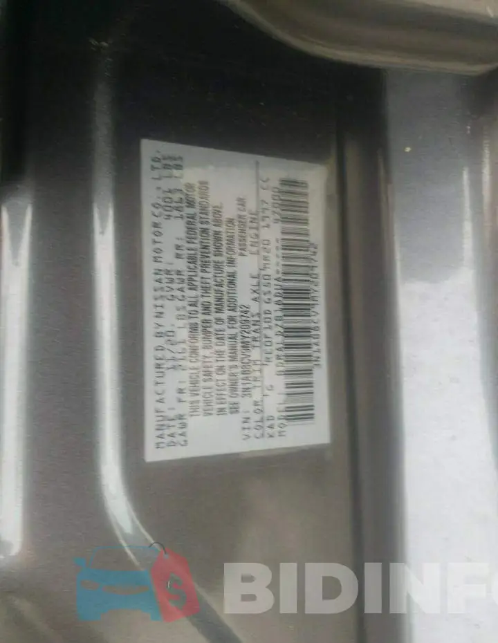 3N1AB8CV9MY209742 Photo# 10