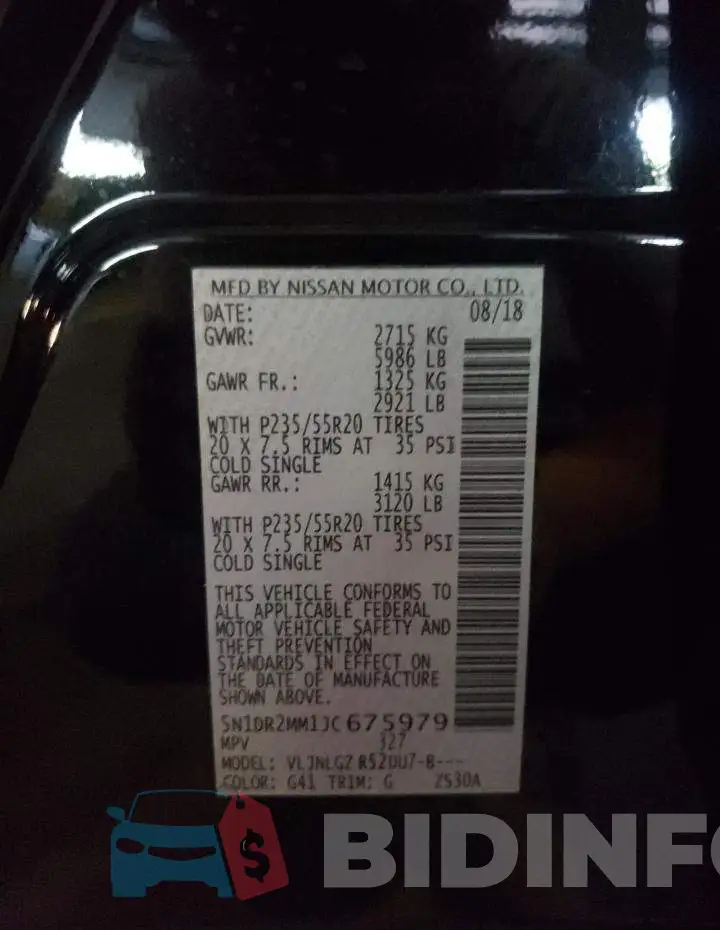 5N1DR2MM1JC675979 Photo# 10