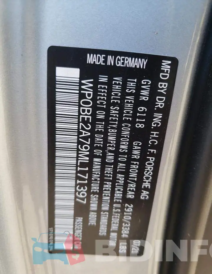 WP0BE2A79ML171397 Photo# 10