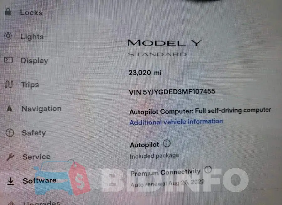 5YJYGDED3MF107455 Photo# 8