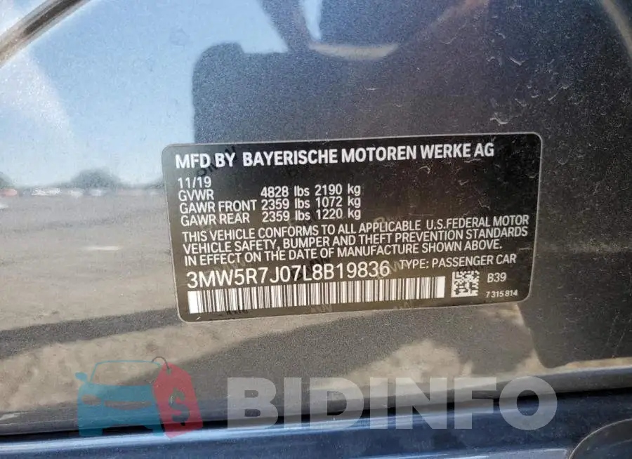 3MW5R7J07L8B19836 Photo# 10