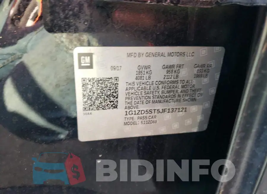 1G1ZD5ST5JF137121 Photo# 10