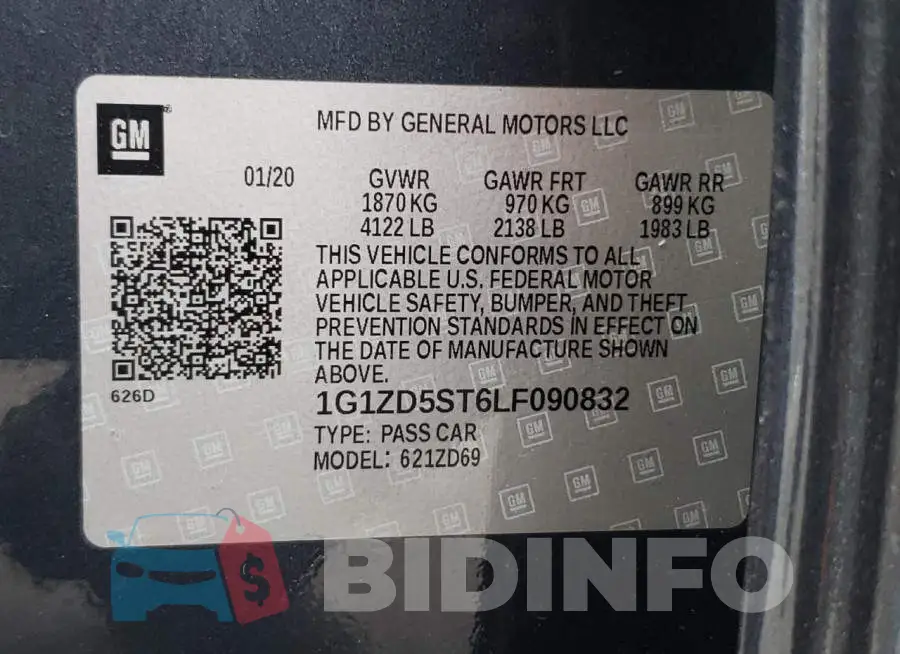 1G1ZD5ST6LF090832 Photo# 10